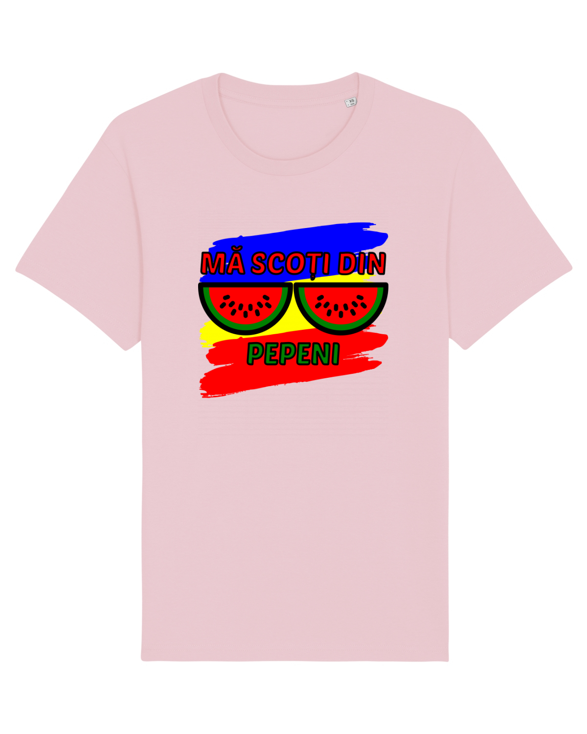 Tricou mânecă scurtă Unisex Rocker Cotton Pink