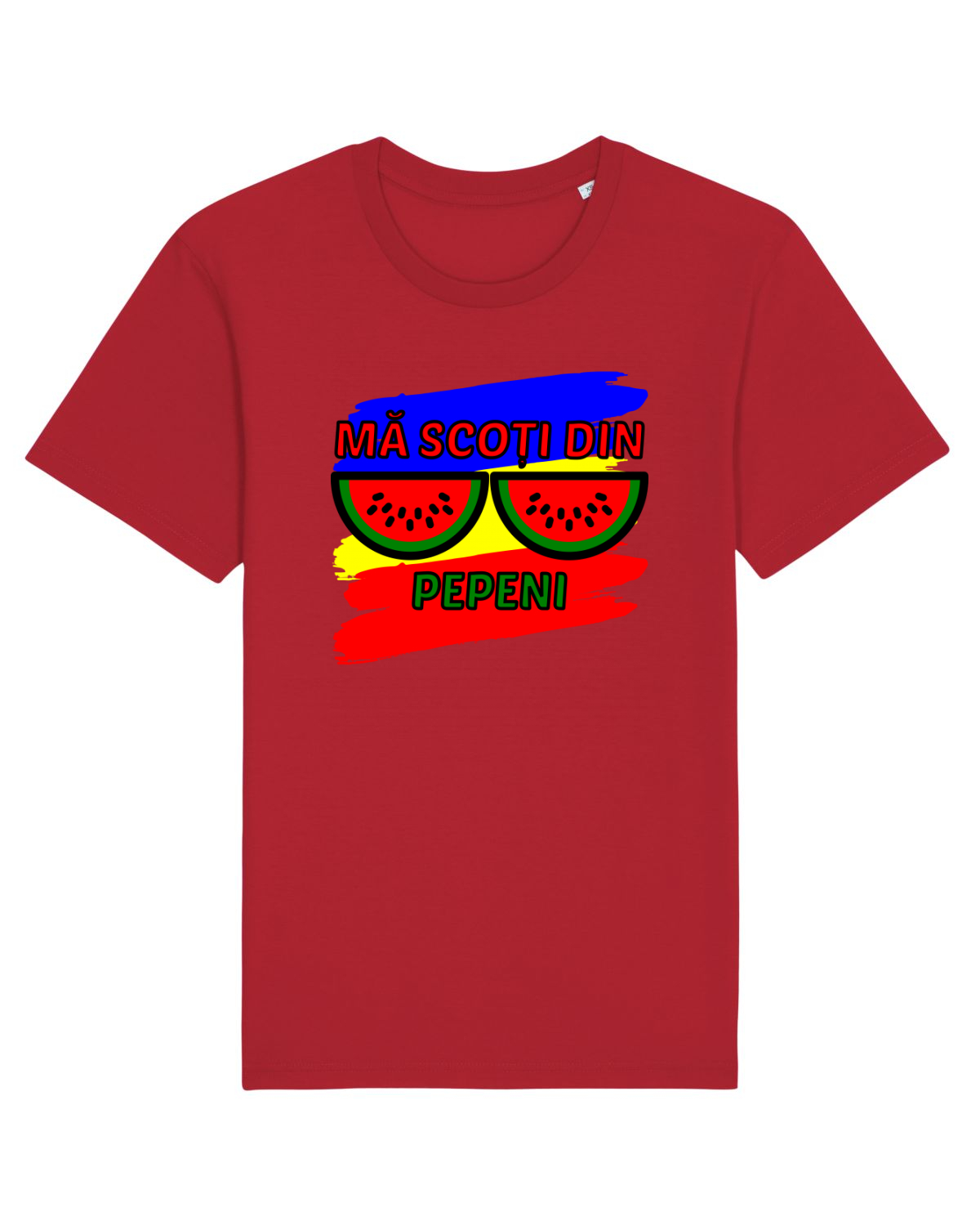 Tricou mânecă scurtă Unisex Rocker Red