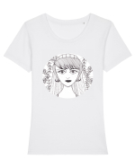 Oana Tricou mânecă scurtă guler larg fitted Damă Expresser