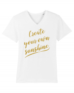 Răsărit Tricou mânecă scurtă guler V Bărbat Presenter