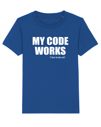 pentru programatori - My code works - I have no idea why Majorelle Blue