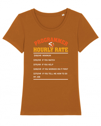 pentru programatori - Programmer hourly rate Roasted Orange