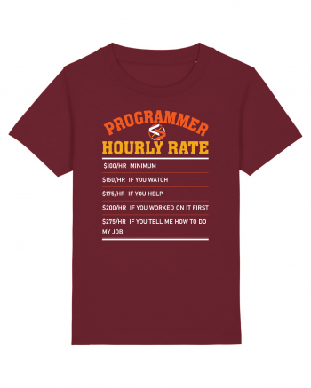 pentru programatori - Programmer hourly rate Burgundy