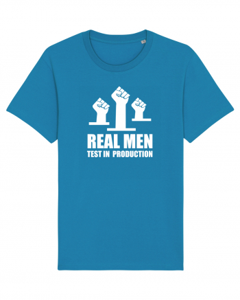 pentru programatori - Real men test in production Azur