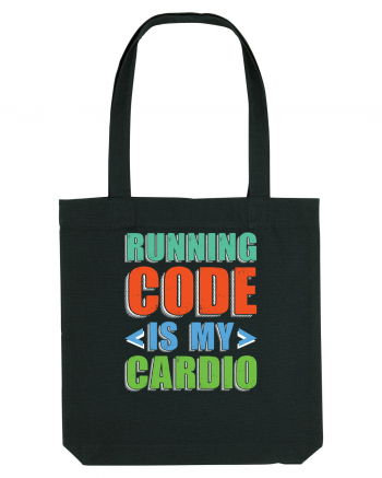 pentru programatori - Running code is my cardio Black