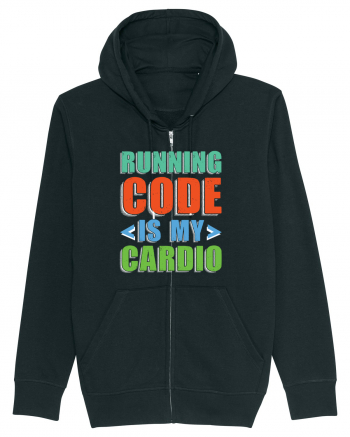 pentru programatori - Running code is my cardio Black