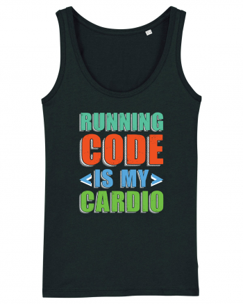 pentru programatori - Running code is my cardio Black