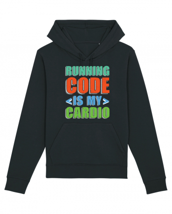 pentru programatori - Running code is my cardio Black