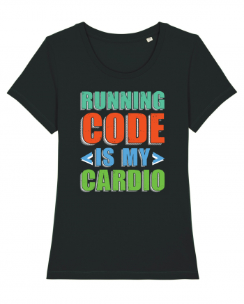 pentru programatori - Running code is my cardio Black