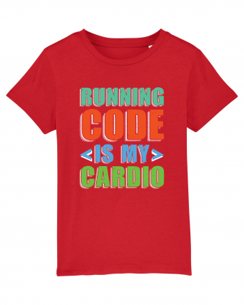 pentru programatori - Running code is my cardio Red