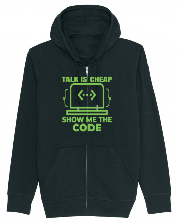 pentru programatori - talk is cheap show me the code Black