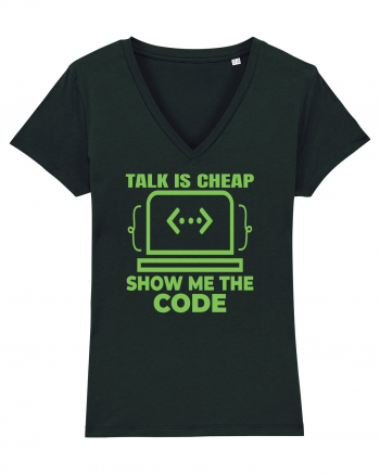 pentru programatori - talk is cheap show me the code Black