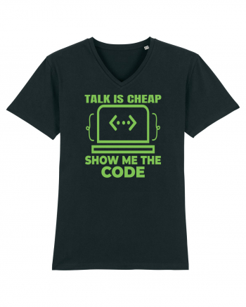 pentru programatori - talk is cheap show me the code Black