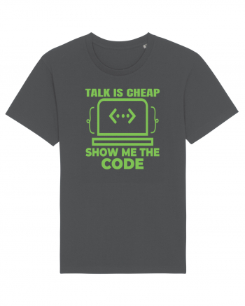 pentru programatori - talk is cheap show me the code Anthracite