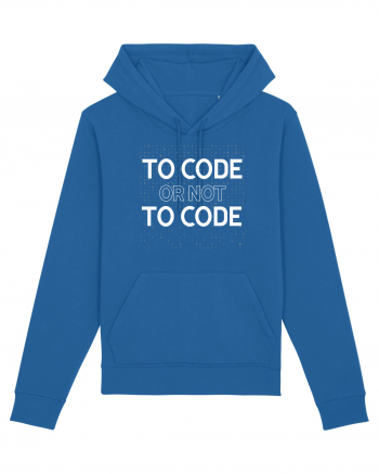 pentru programatori - To code or not to code Royal Blue