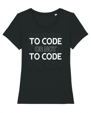 pentru programatori - To code or not to code Black