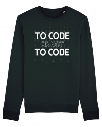 pentru programatori - To code or not to code Black