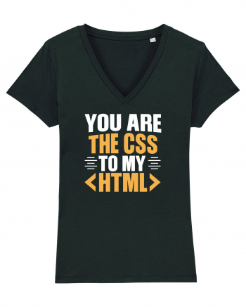 pentru programatori - You are the css to my html Black