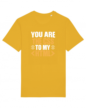 pentru programatori - You are the css to my html Spectra Yellow