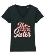 The Clever Sister Tricou mânecă scurtă guler V Damă Evoker