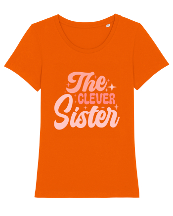 The Clever Sister Bright Orange