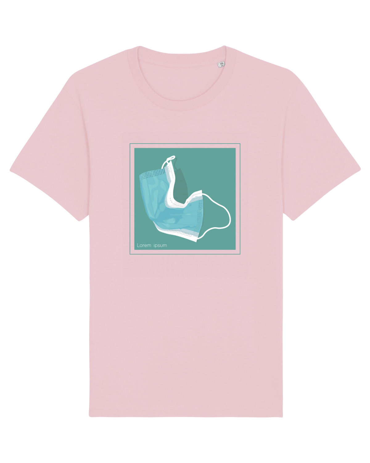 Tricou mânecă scurtă Unisex Rocker Cotton Pink