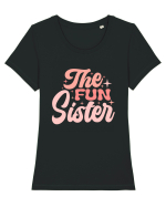 The Fun Sister Tricou mânecă scurtă guler larg fitted Damă Expresser
