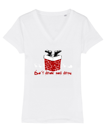 DON`T DRINK AND DRIVE - NU BEA SI CONDUCE - MOS CRACIUN White