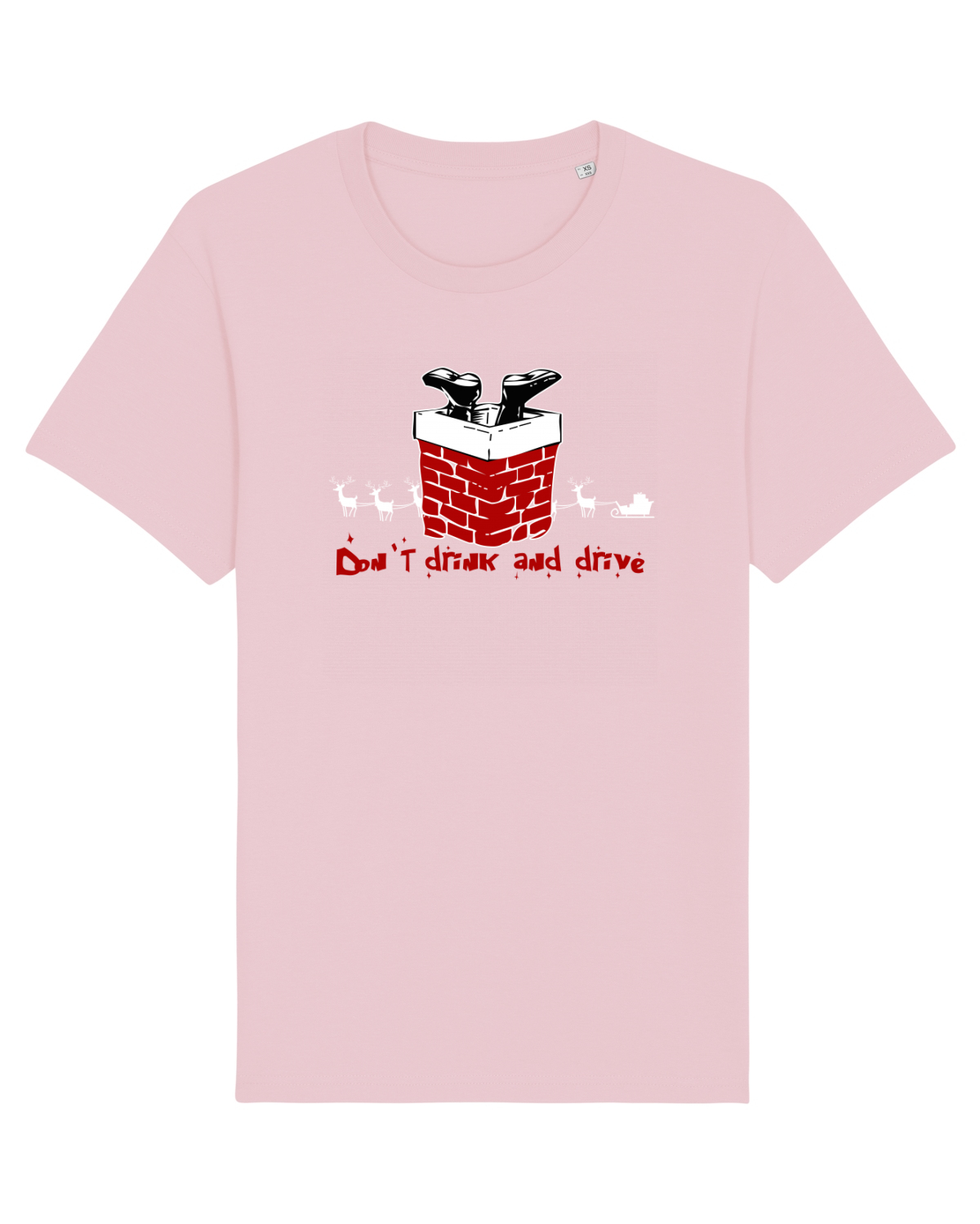 Tricou mânecă scurtă Unisex Rocker Cotton Pink