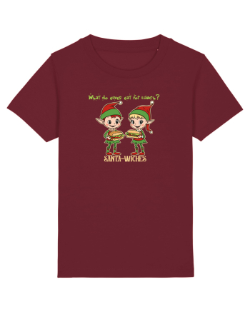 What do elves eat for lunch? Ce mananca spiridusii? Burgundy