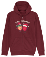 Merry Christmas? Berry Christmas! Hanorac cu fermoar Unisex Connector