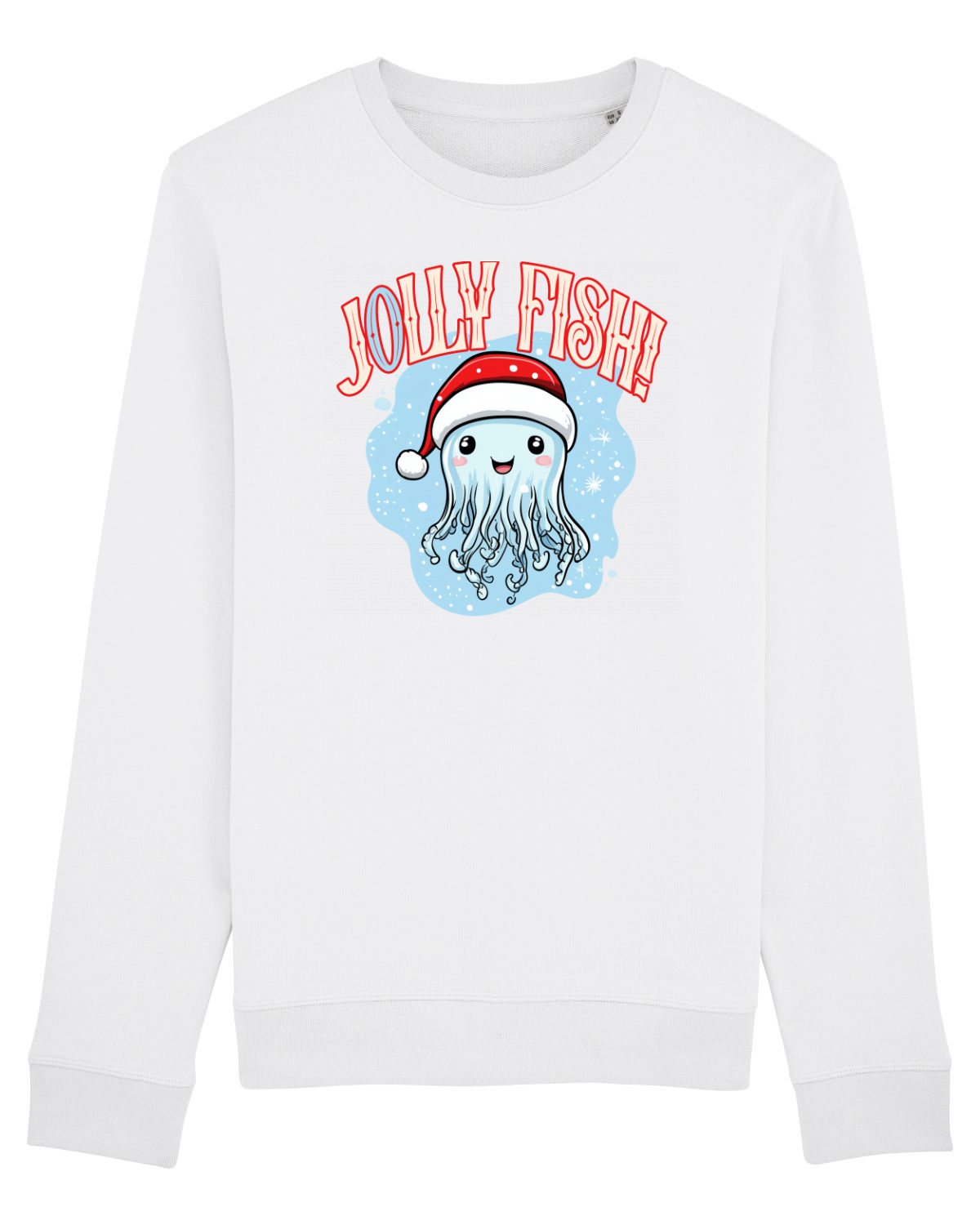 Bluză mânecă lungă Unisex Rise White