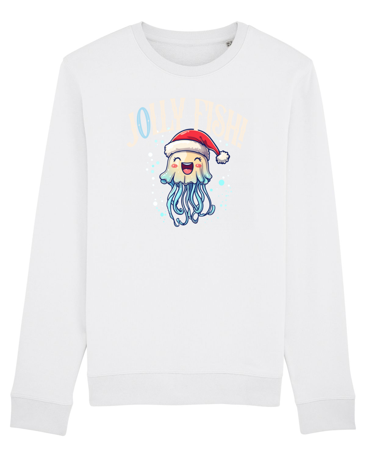 Bluză mânecă lungă Unisex Rise White