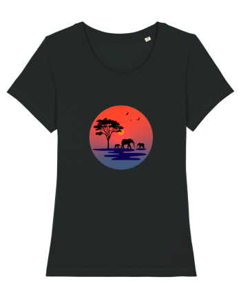Elephants Black