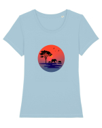 Elephants Tricou mânecă scurtă guler larg fitted Damă Expresser