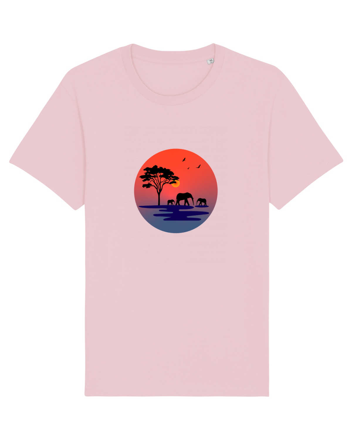 Tricou mânecă scurtă Unisex Rocker Cotton Pink