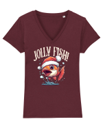 JoLLY FISH - JELLY FISH  3 Tricou mânecă scurtă guler V Damă Evoker