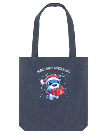 HERE COMES SANTA JAWS! Midnight Blue