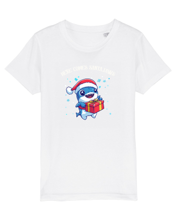 HERE COMES SANTA JAWS! White
