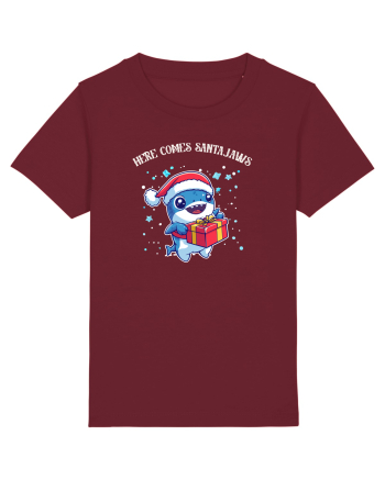 HERE COMES SANTA JAWS! Burgundy