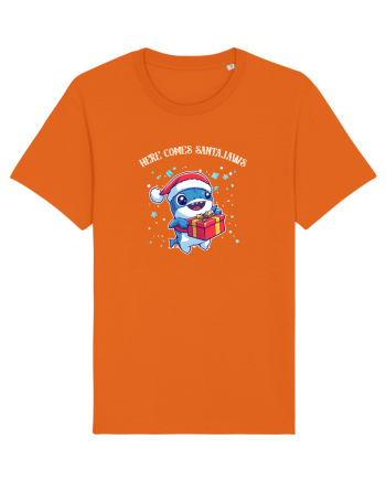 HERE COMES SANTA JAWS! Bright Orange