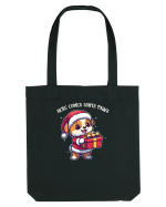 HERE COMES SANTA PAWS! ok Sacoșă textilă