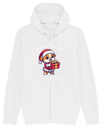HERE COMES SANTA PAWS! ok White
