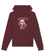 HERE COMES SANTA PAWS! ok Hanorac Unisex Drummer