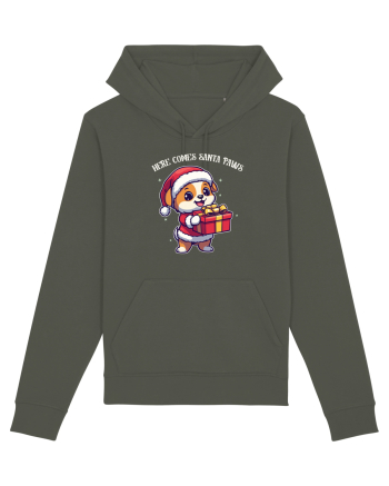 HERE COMES SANTA PAWS! ok Khaki