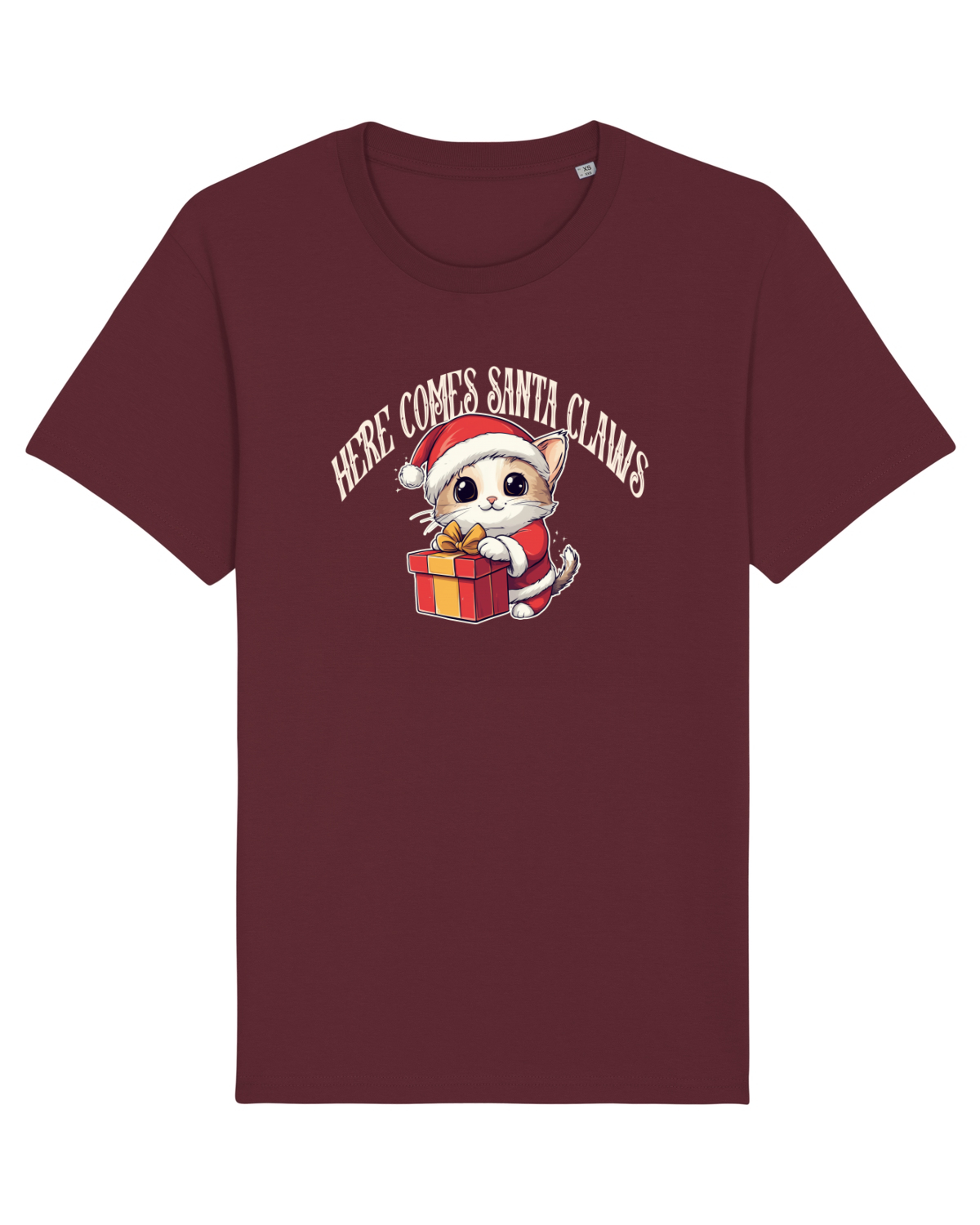 Tricou mânecă scurtă Unisex Rocker Burgundy