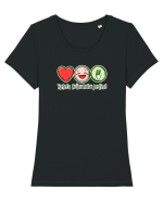 RETETA CRACIUNULUI PERFECT - IUBIRE< BUCURIE & MANCARE! :)) Tricou mânecă scurtă guler larg fitted Damă Expresser