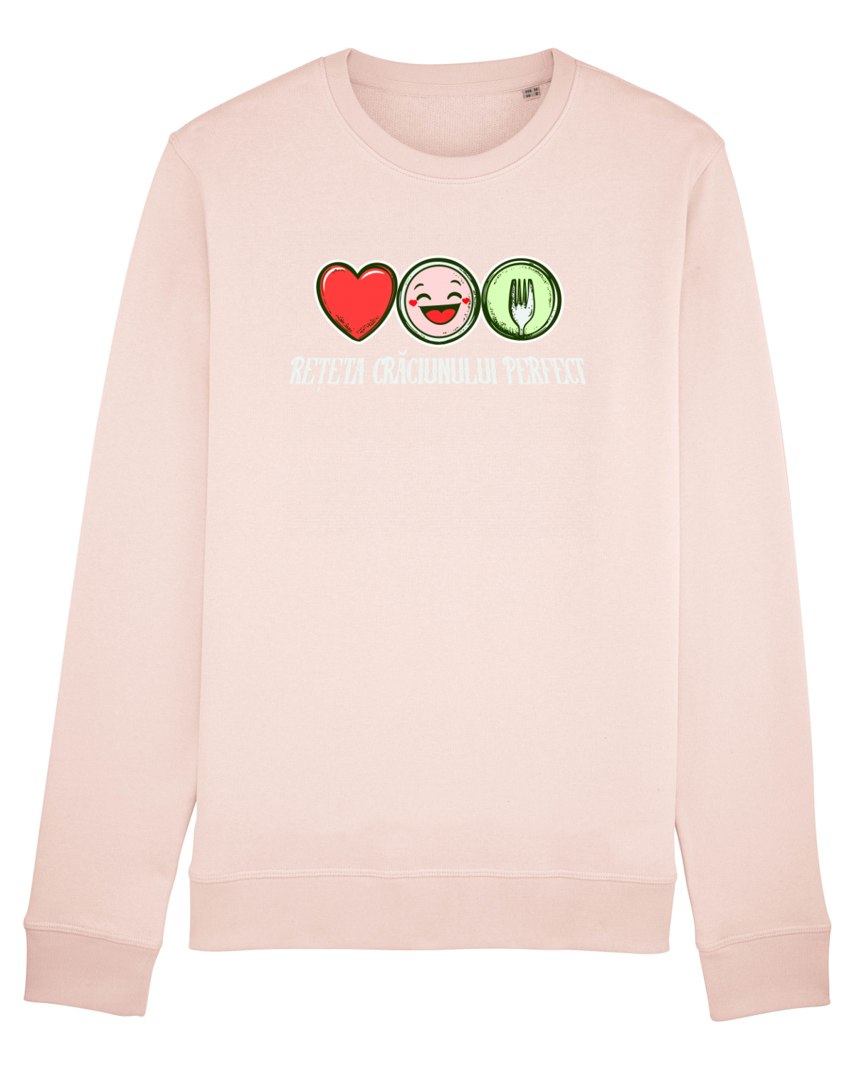 Bluză mânecă lungă Unisex Rise Candy Pink