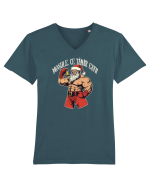 MOSULE, CE TANAR ESTI! Tricou mânecă scurtă guler V Bărbat Presenter