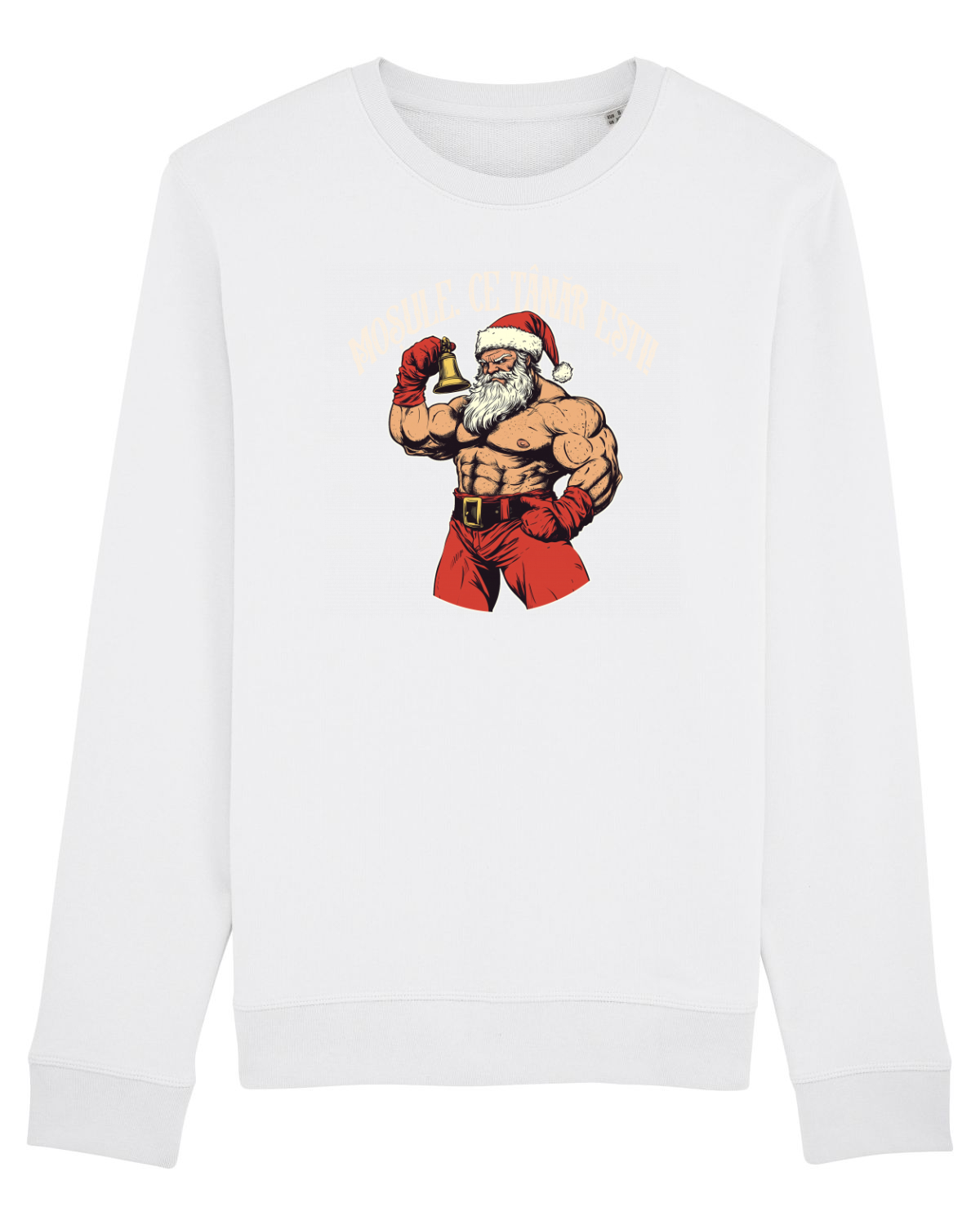 Bluză mânecă lungă Unisex Rise White